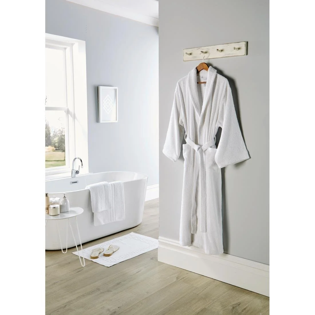 Eco Robe, Bathrobes White - Large - Image 3