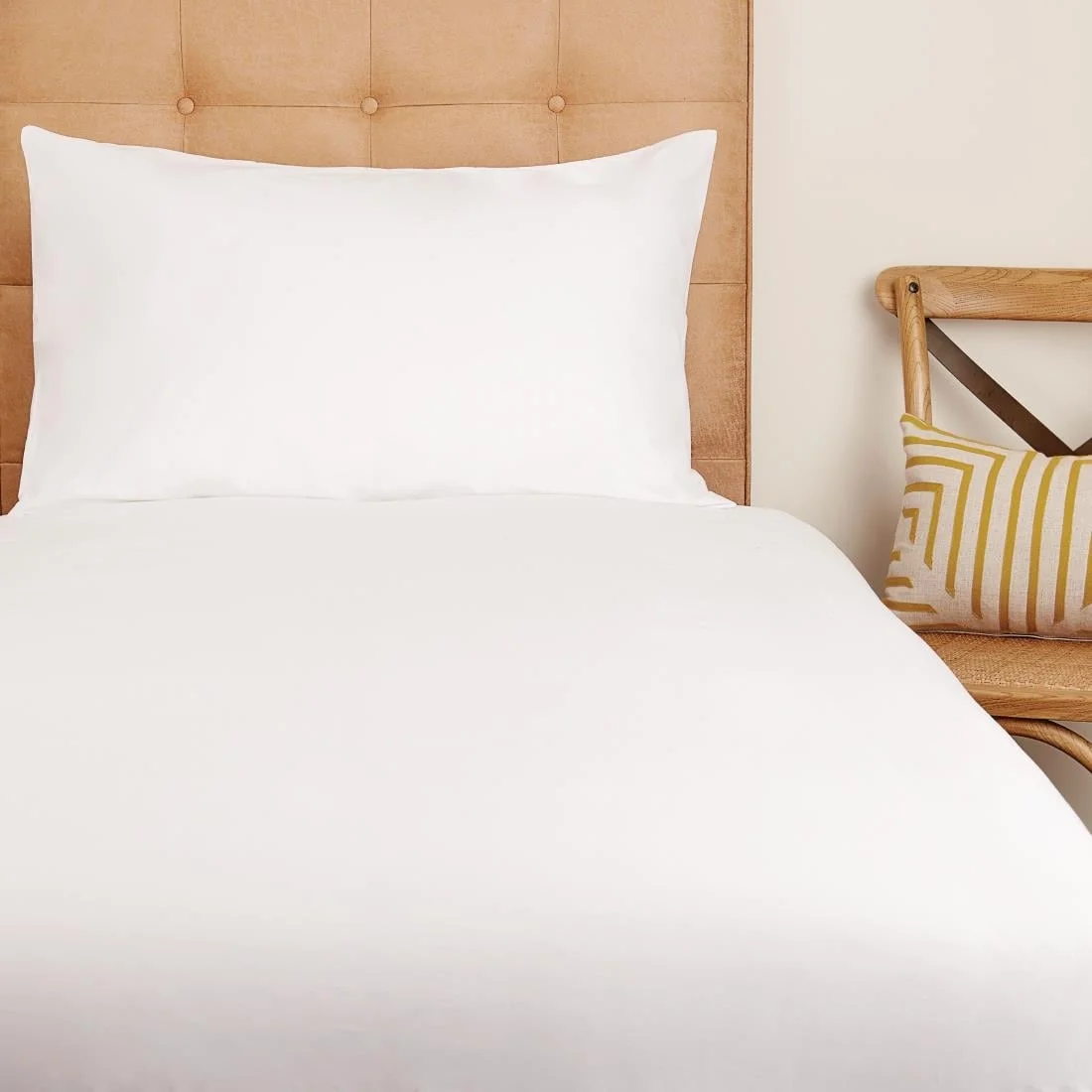 Mitre Eco Organic Fitted Sheet White