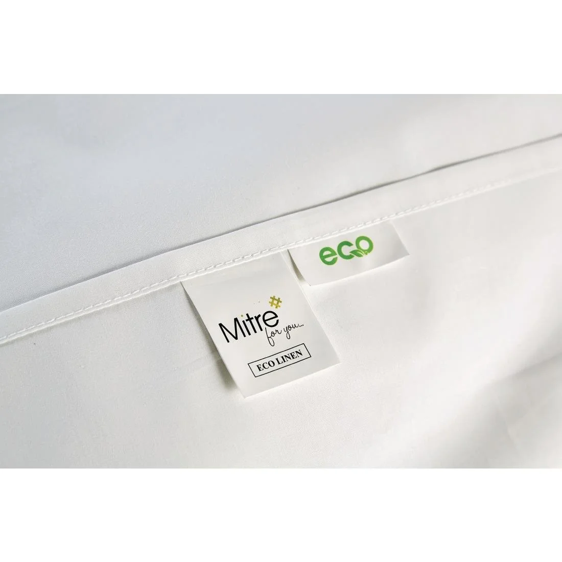 Eco Organic Flat Sheet White - Image 2