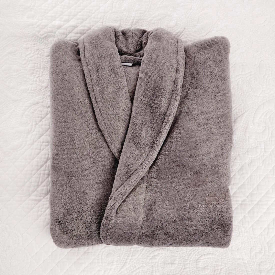 Mitre Comfort Vienna Bathrobe Grey L - Image 3