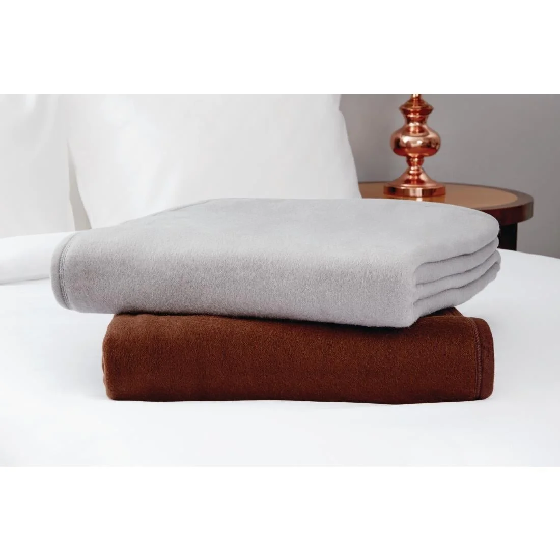 Comfort Fleece Blanket Grey - Image 2