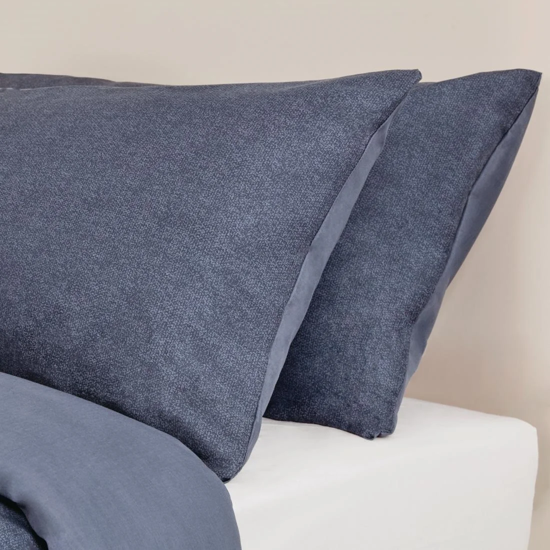Mitre Essentials Opal Duvet Cover Navy - Image 3