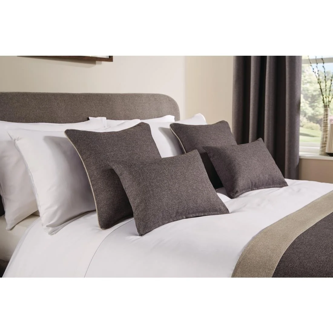 Mitre Comfort Tundra Cushions Pewter - Image 1