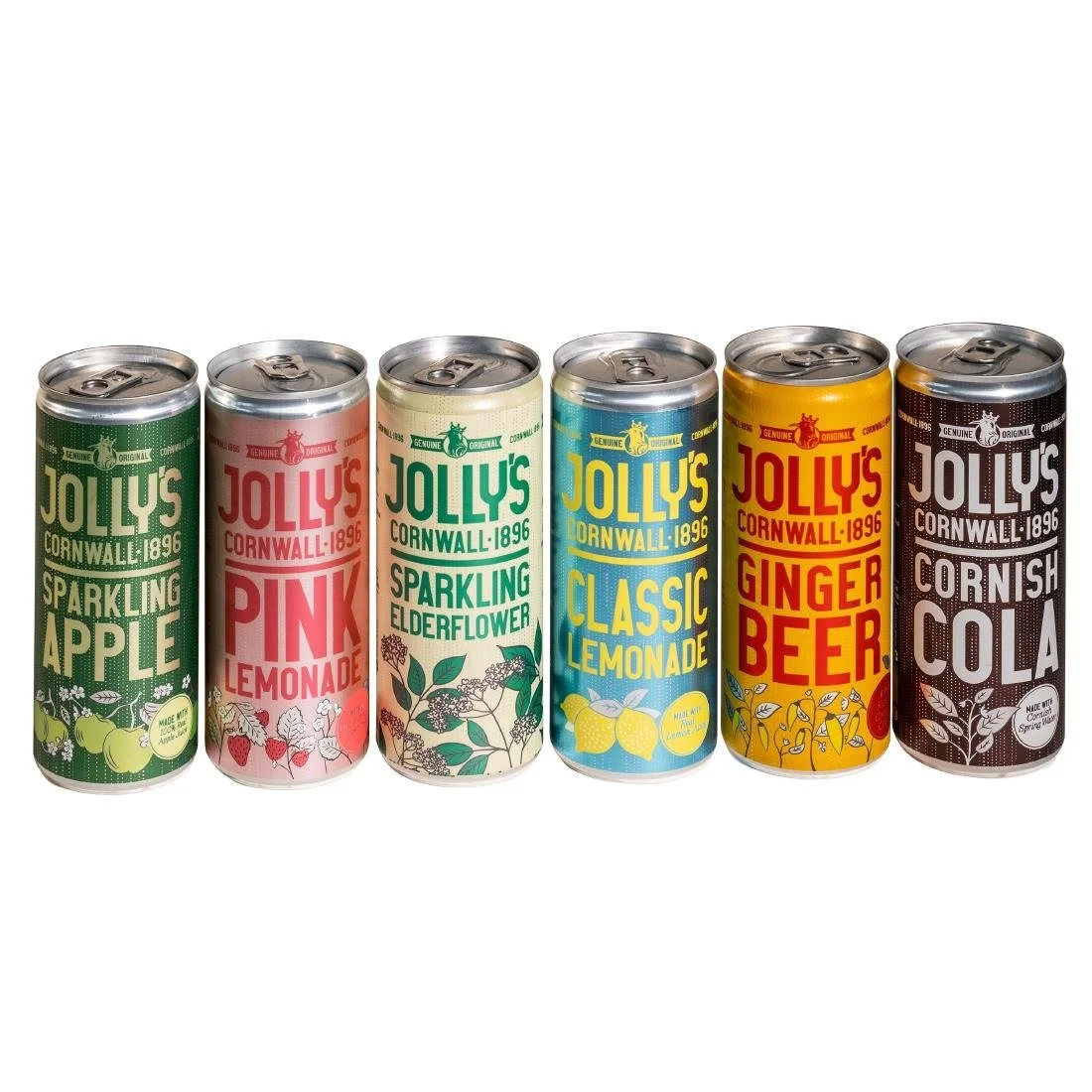 Jolly's Cornish Pink Lemonade Cans 250ml (24 Pack) - Image 2