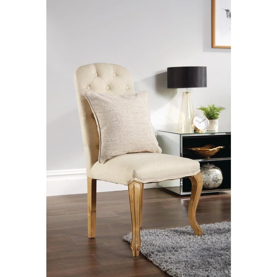 Mitre Polaris Throw Cushion Latte 43 x43cm - Image 3