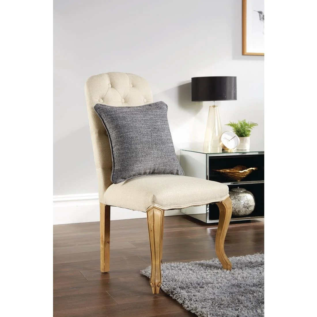 Mitre Polaris Throw Cushion Coal 43 x43cm - Image 3