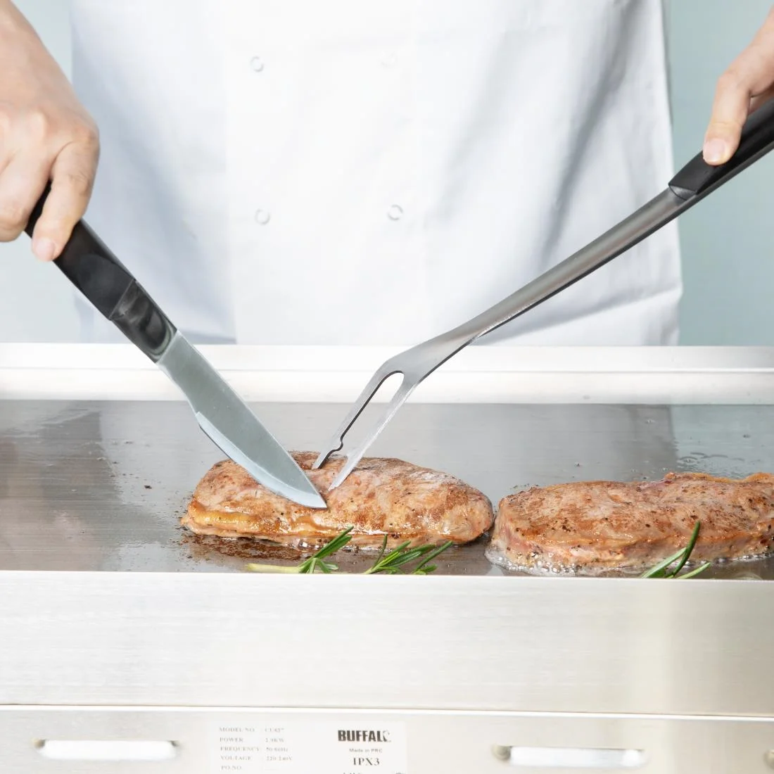 Vogue BBQ Knife Stainless Steel 39cm - Image 6