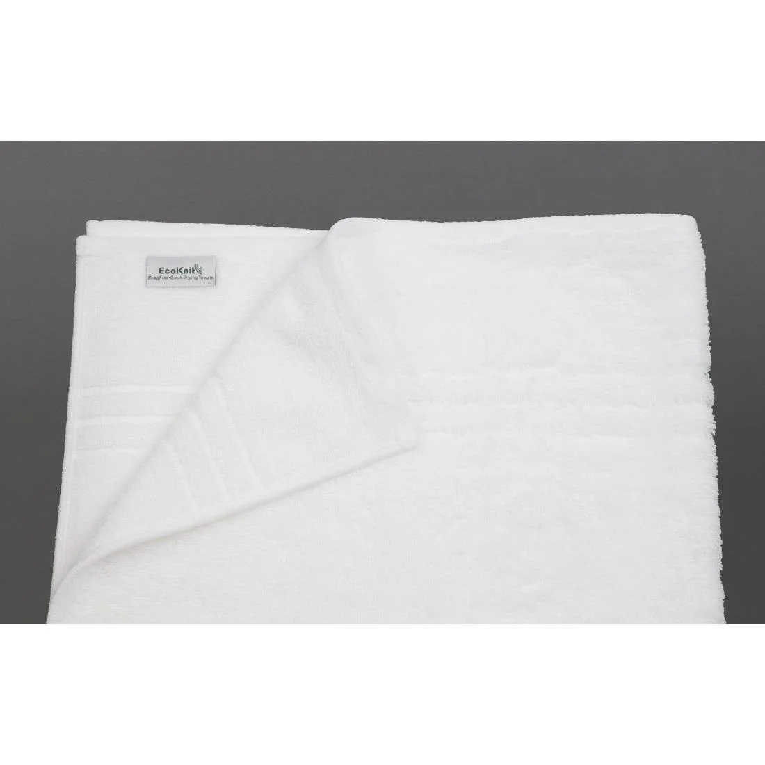EcoKnit Bath Sheet White, 650gsm - Image 6