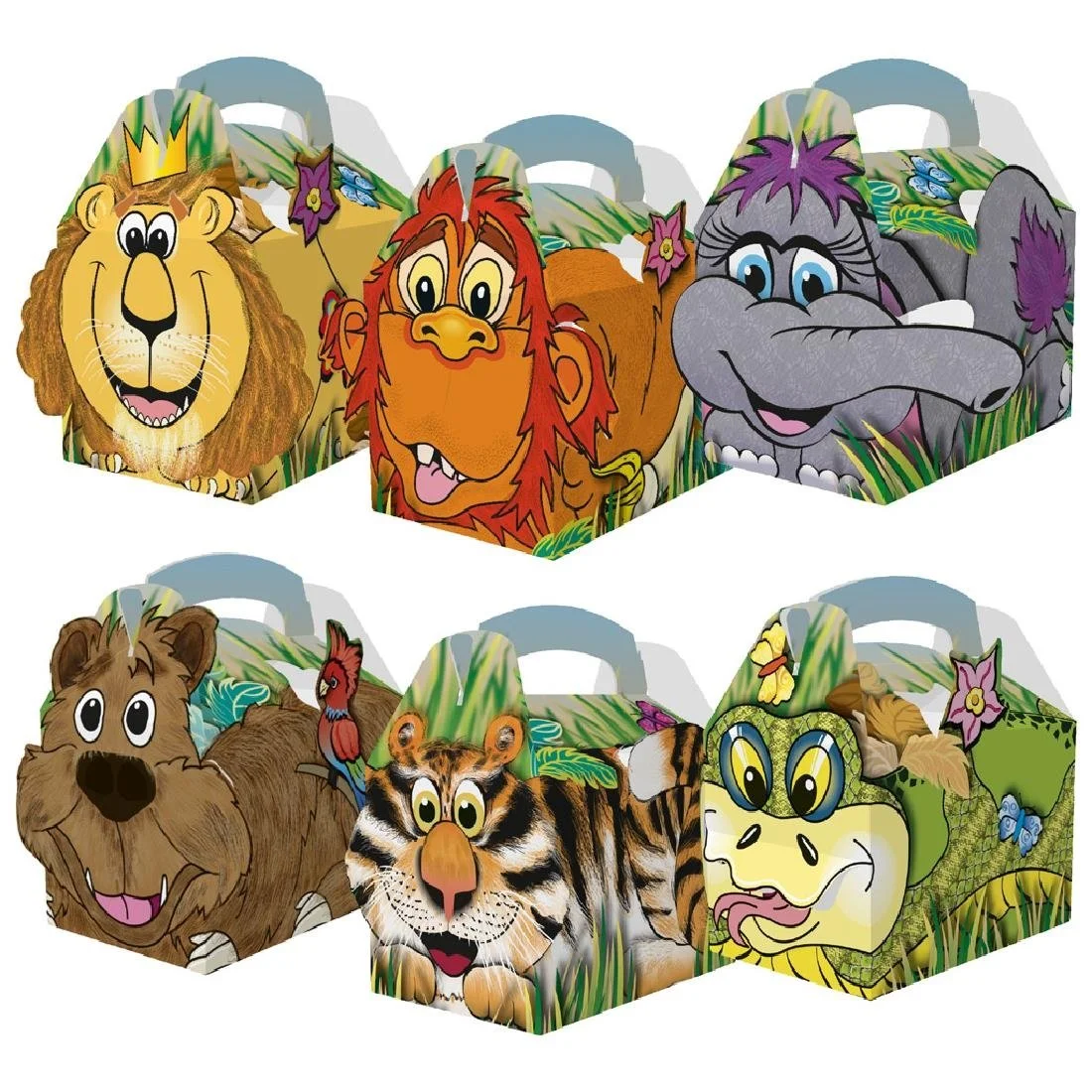 Colpac Jungle Lion Children's Meal Boxes (250 Pack)
