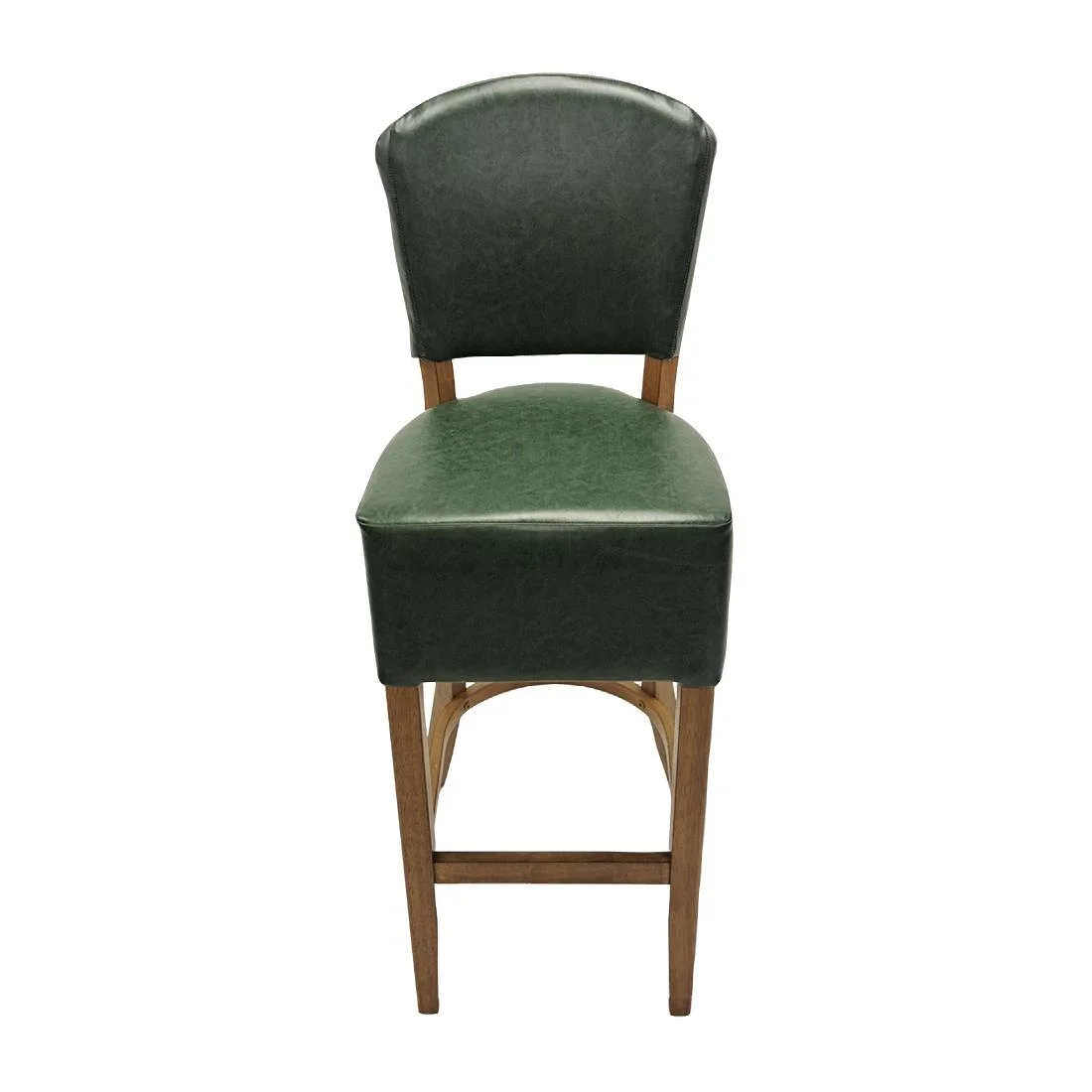 Hanoi Bar Chair in Weathered Oak with Bison Cedar Vinyl - Image 4
