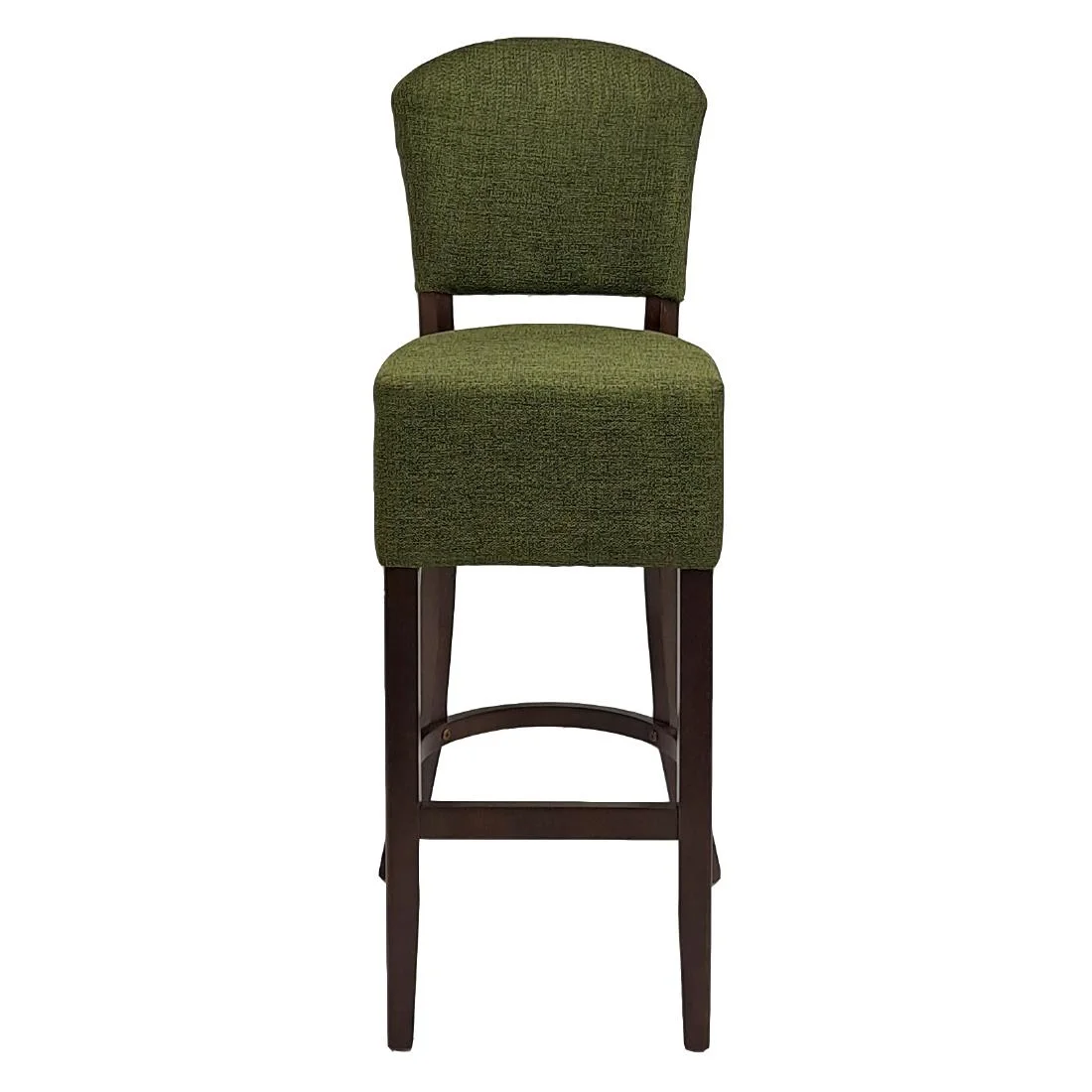 Hanoi Bar Chair In Soft Oak with Shetland Forest Seatpad - Image 2