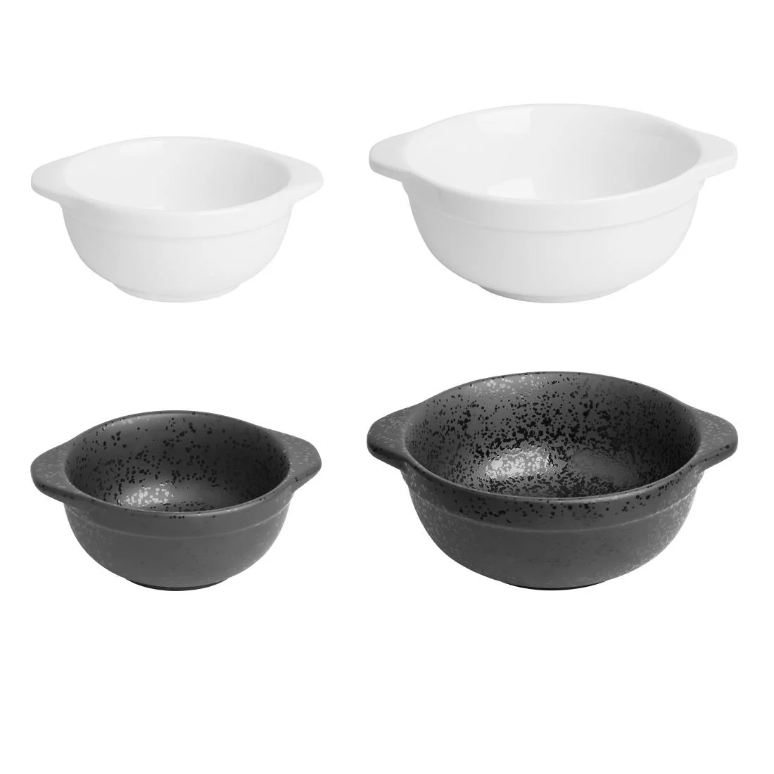 Olympia Whiteware Eared Bowls 640ml (4 Pack) - Image 5