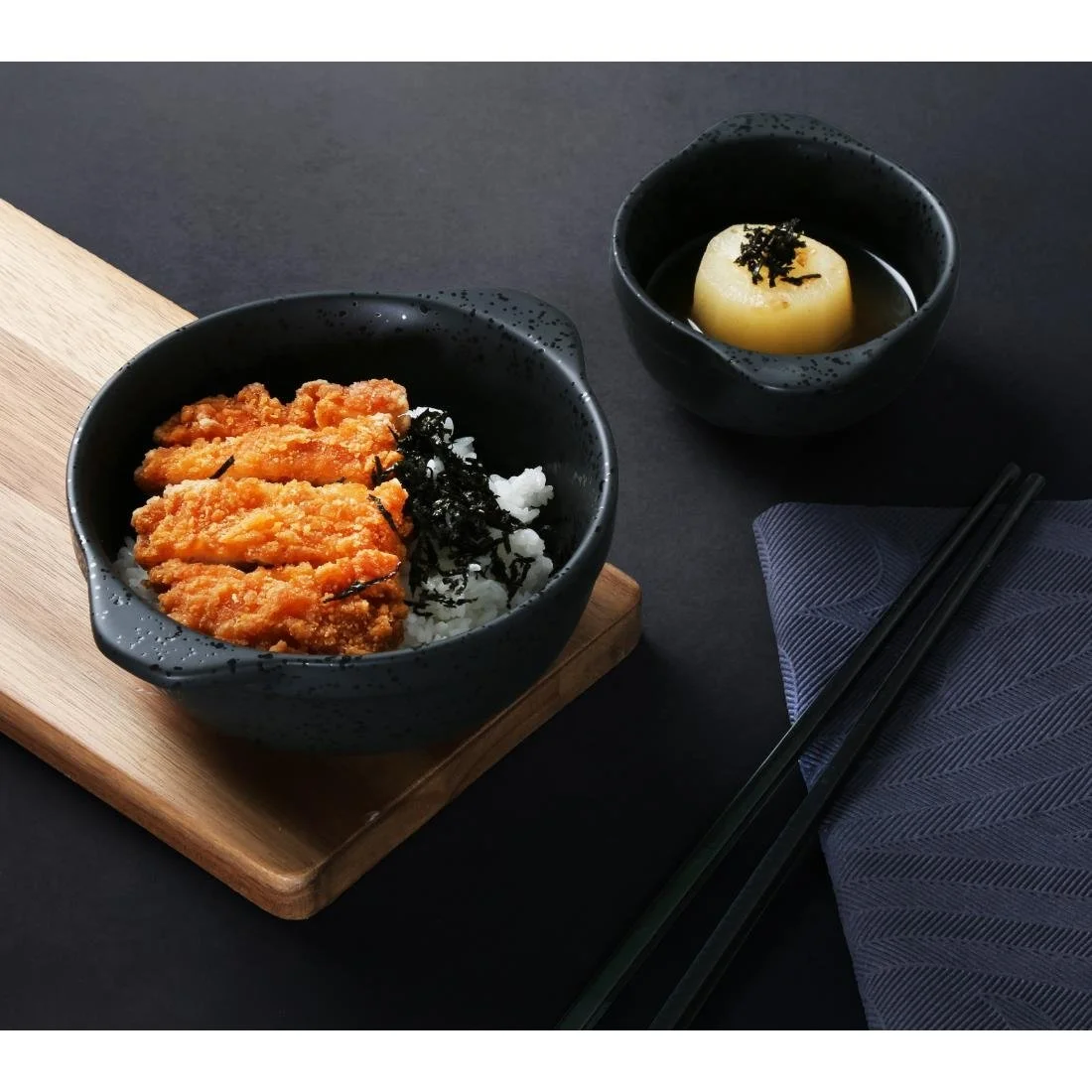 Olympia Fusion Eared Bowls 640ml (4 Pack) - Image 7