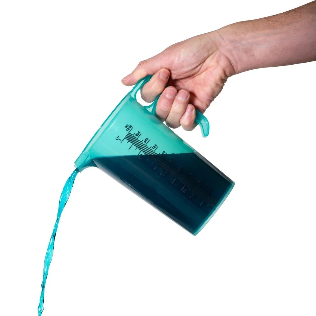 Pro-Measures Polypropylene Measuring Jug Green 1Ltr - Image 2