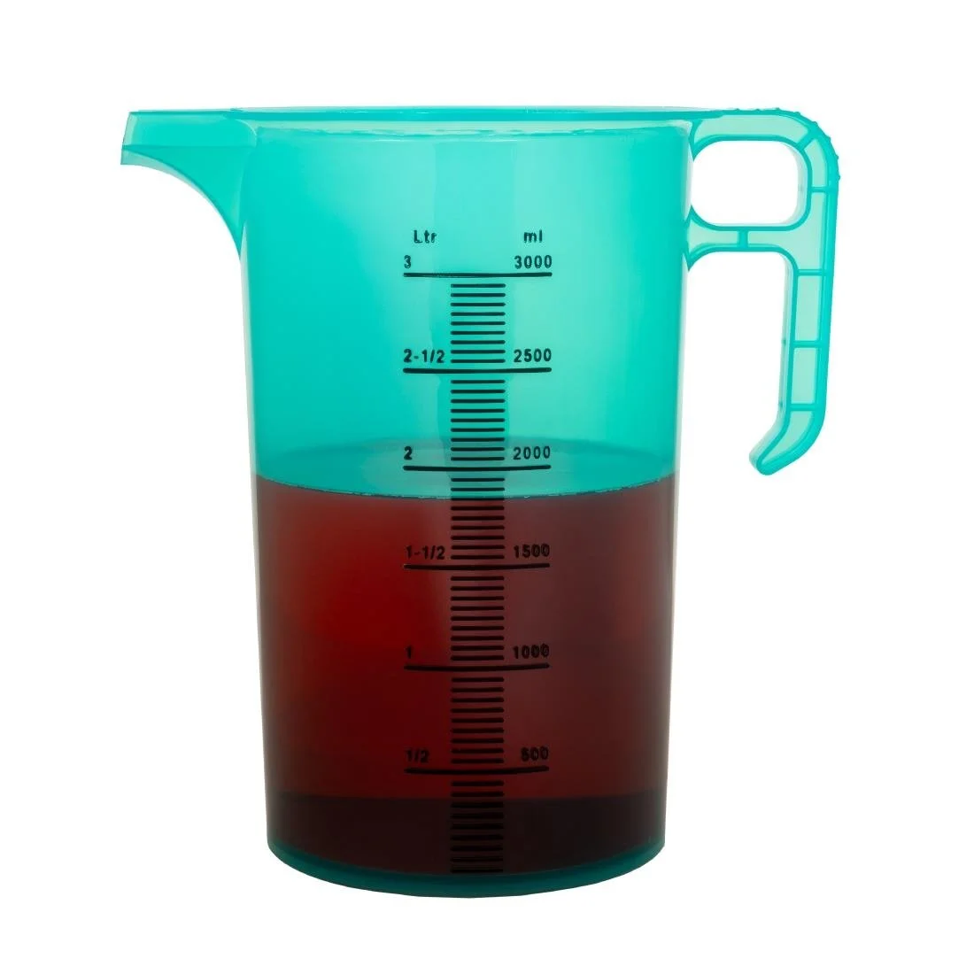 Pro-Measures Polypropylene Measuring Jug Green 3Ltr - Image 3