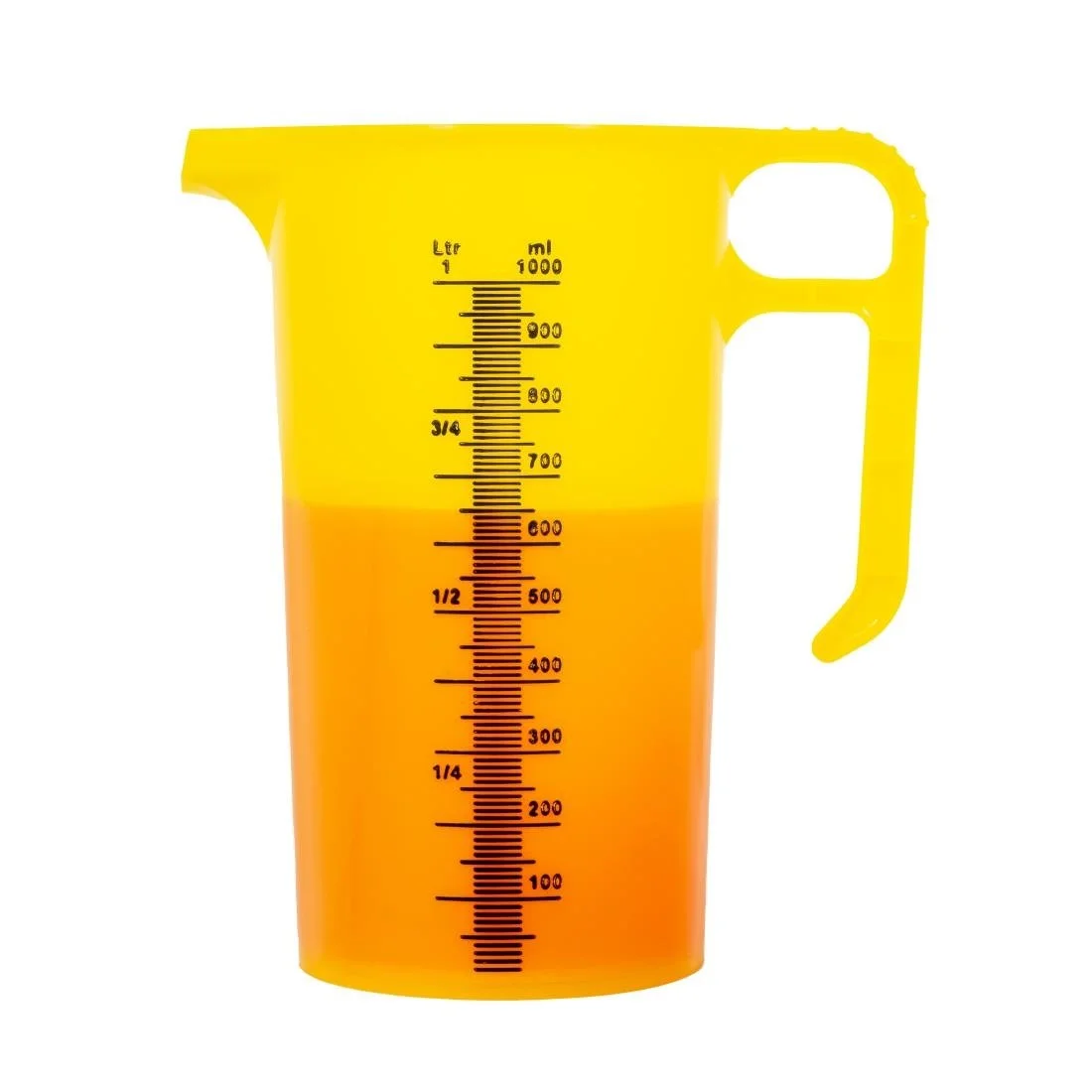 Pro-Measures Polypropylene Measuring Jug Yellow 1Ltr - Image 4