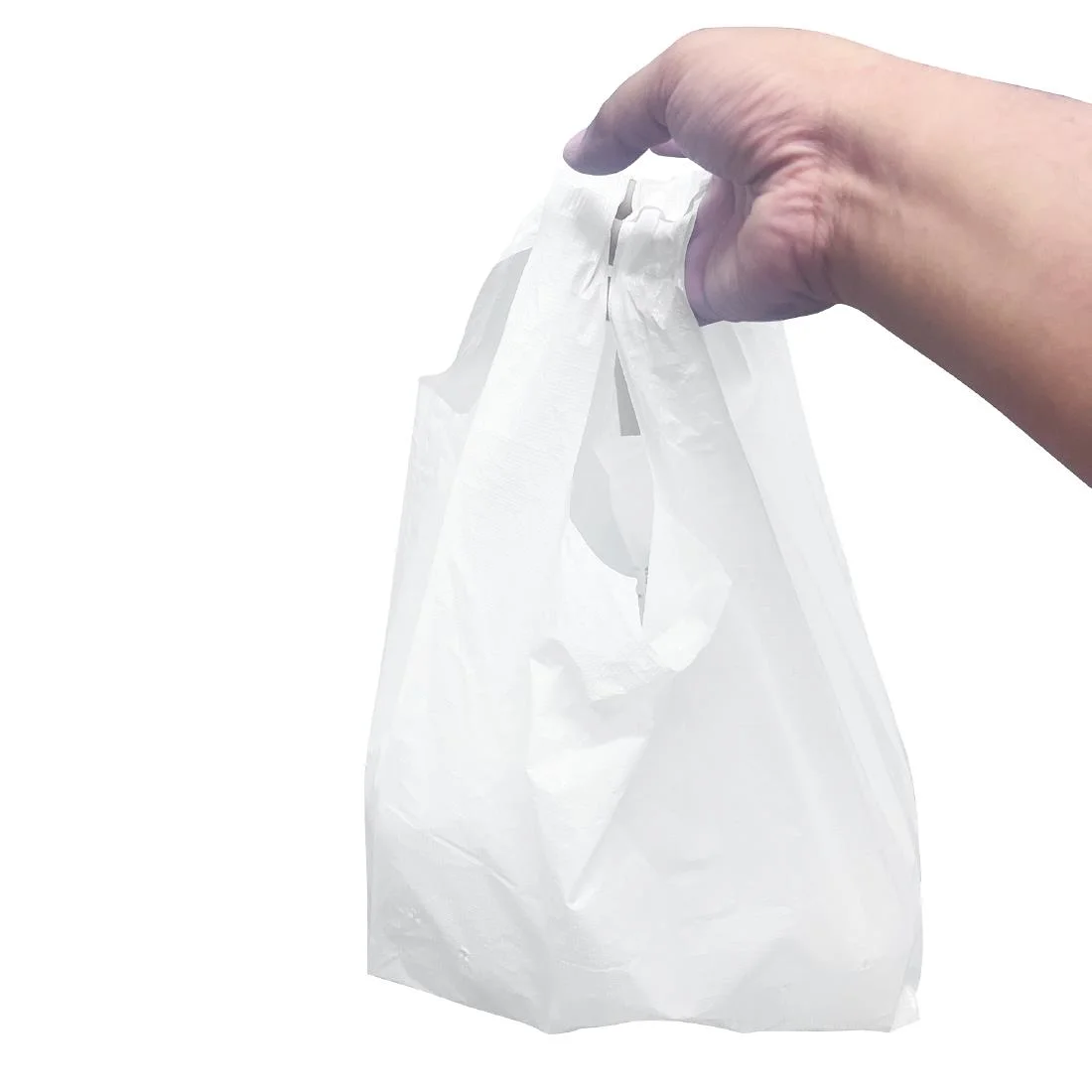 Fiesta Recyclable Large White Carrier Bag (1000 Pack) - Image 3