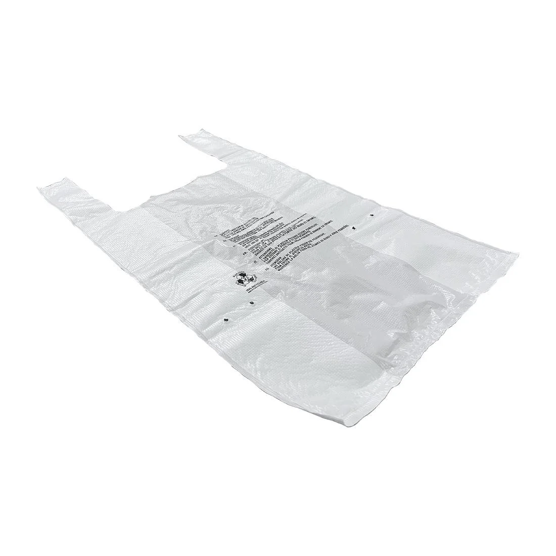 Fiesta Recyclable Large White Carrier Bag (1000 Pack) - Image 4