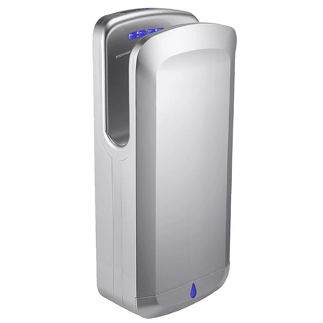 Dryflow Jet Force Junior HEPA Hand Dryer Silver - Image 1