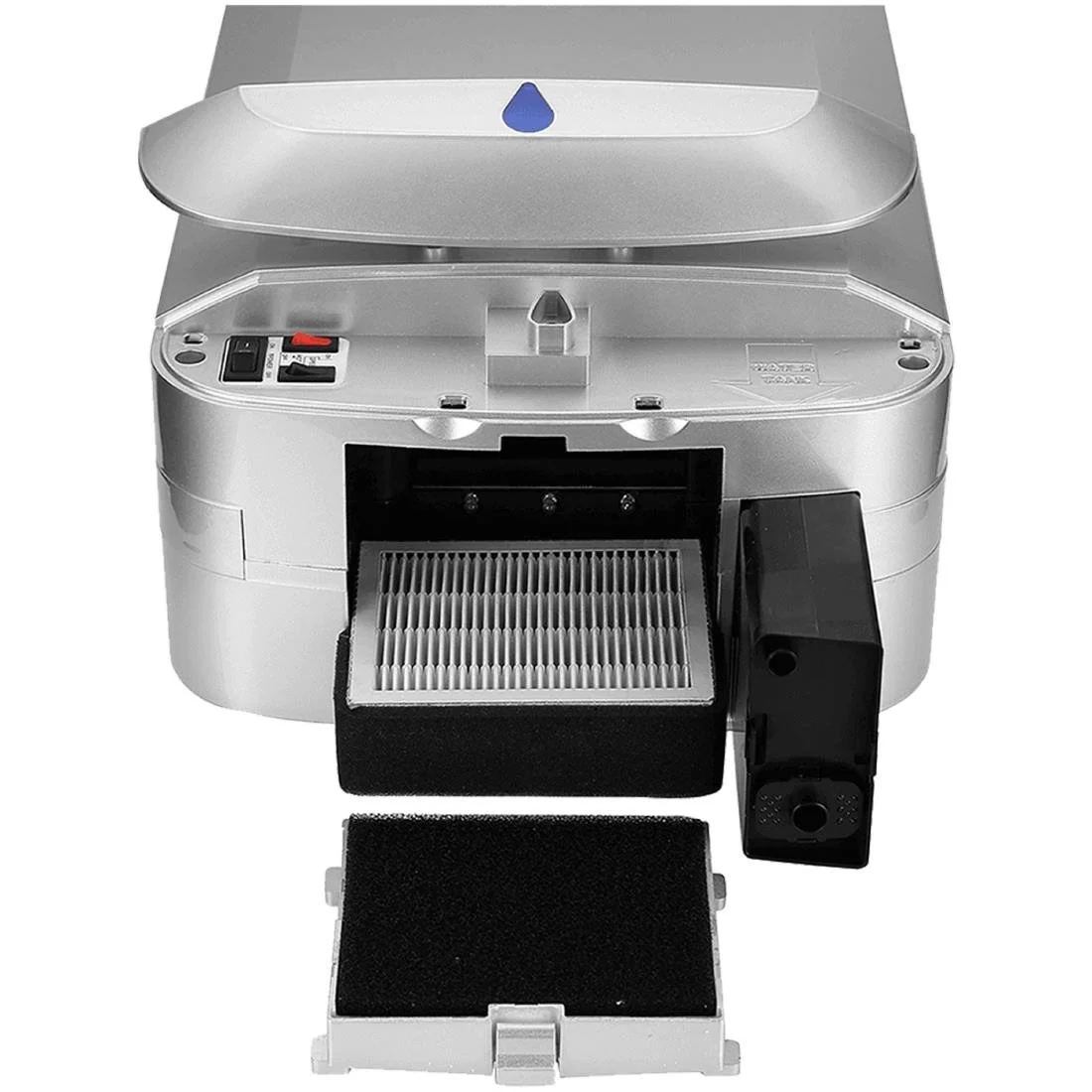 Dryflow Jet Force Junior HEPA Hand Dryer Silver - Image 3