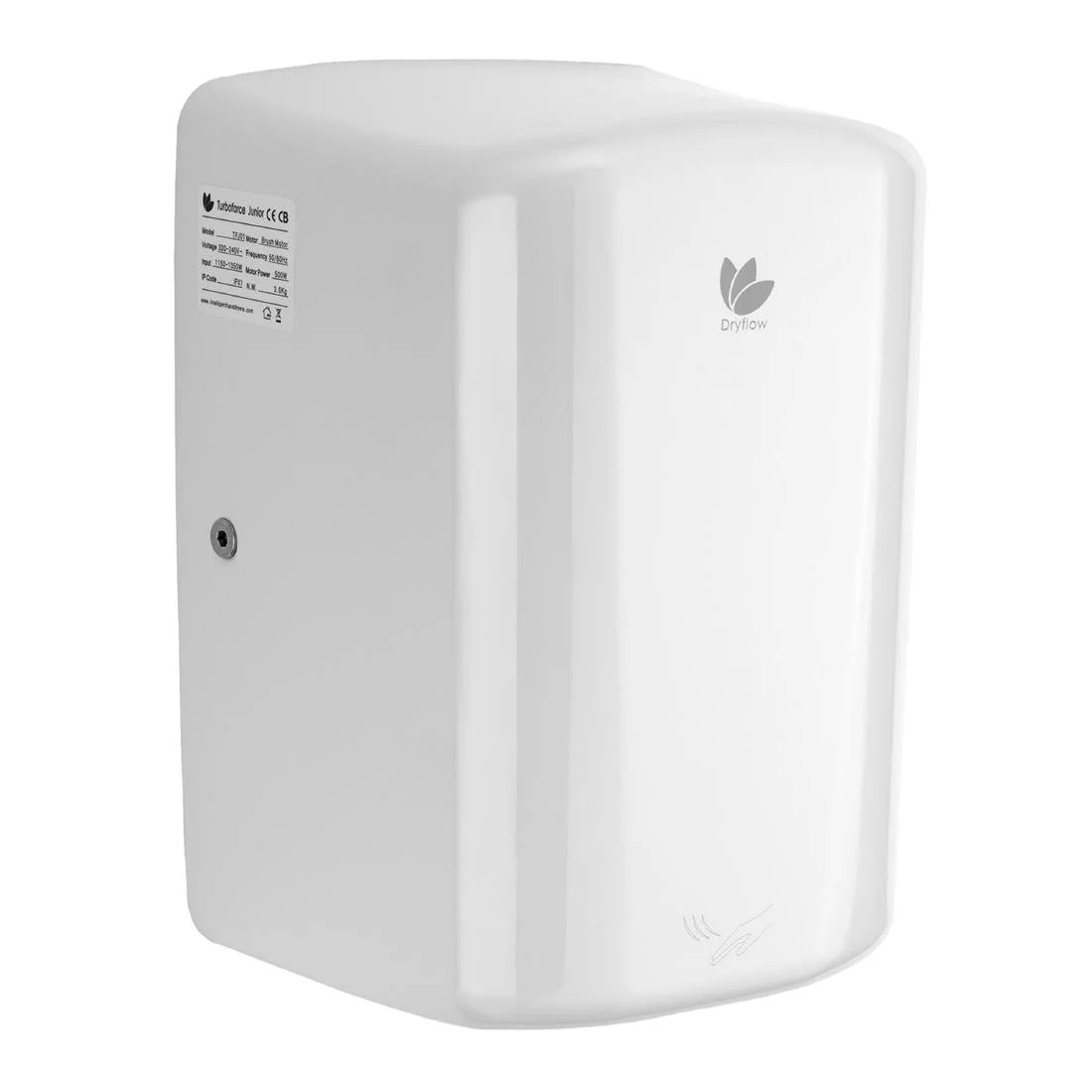 Dryflow Turboforce Junior PLUS Hand Dryer White - Image 4
