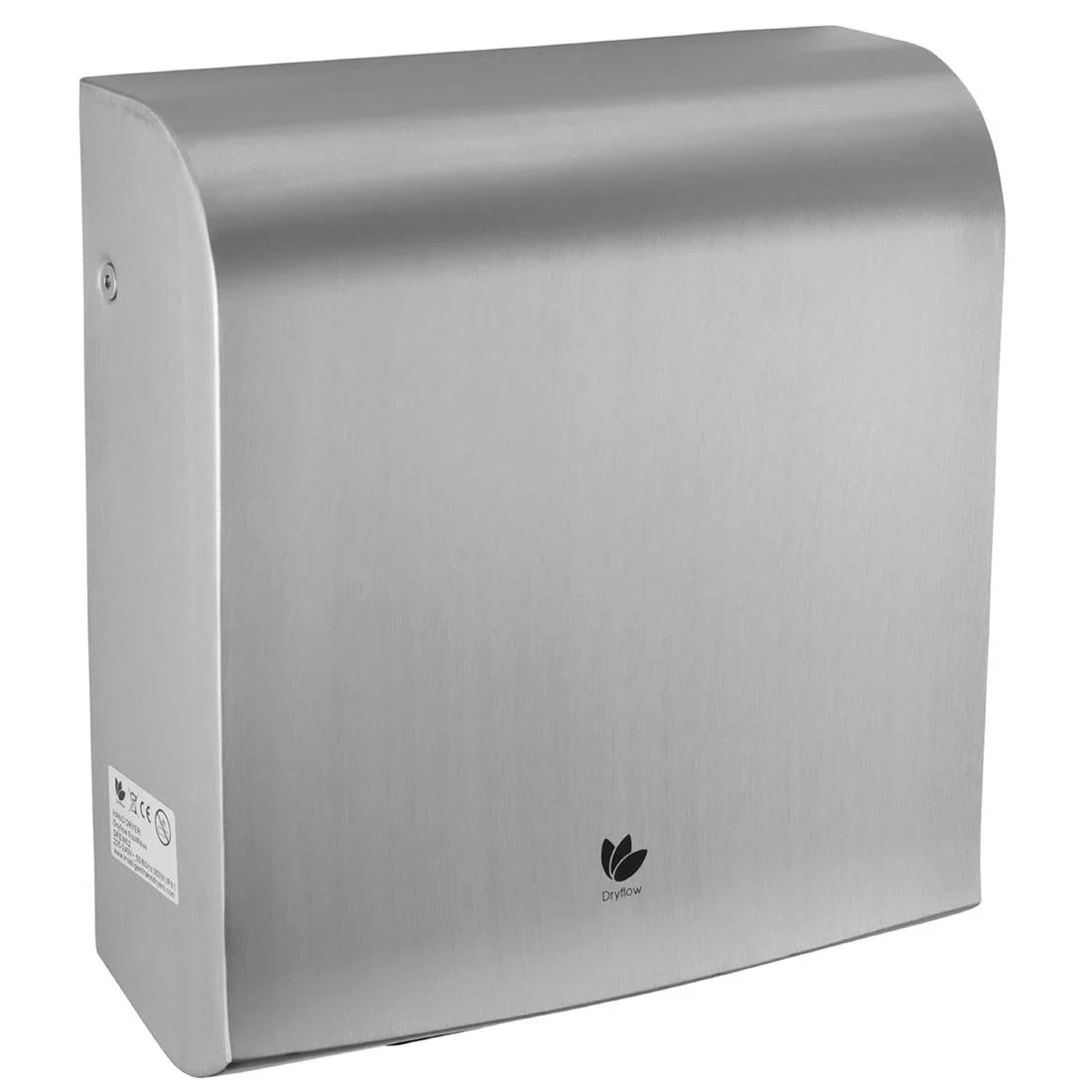 Dryflow EcoWave HEPA Hand Dryer Brushed Satin - Image 3