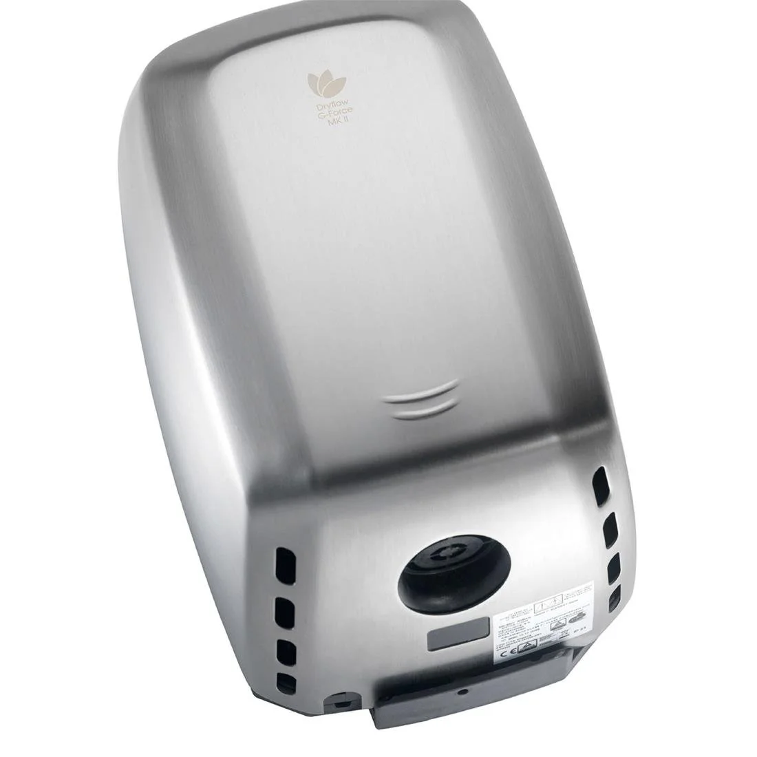 Dryflow G-Force MKII Hand Dryer with HEPA Filter Brushed Satin - Image 2
