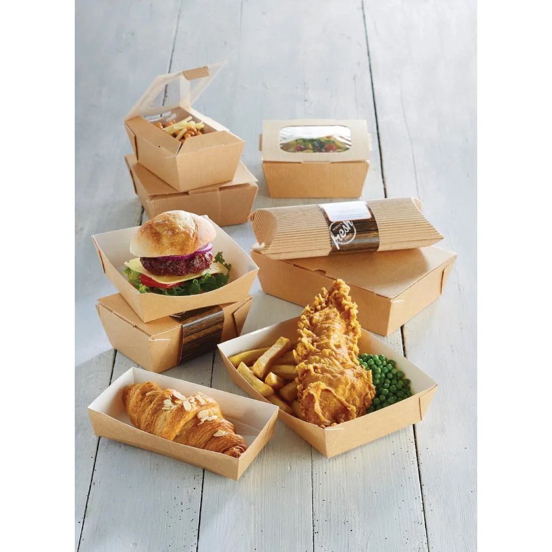 Huhtamaki Taste Small Food to Go Box (360 Pack) - Image 3