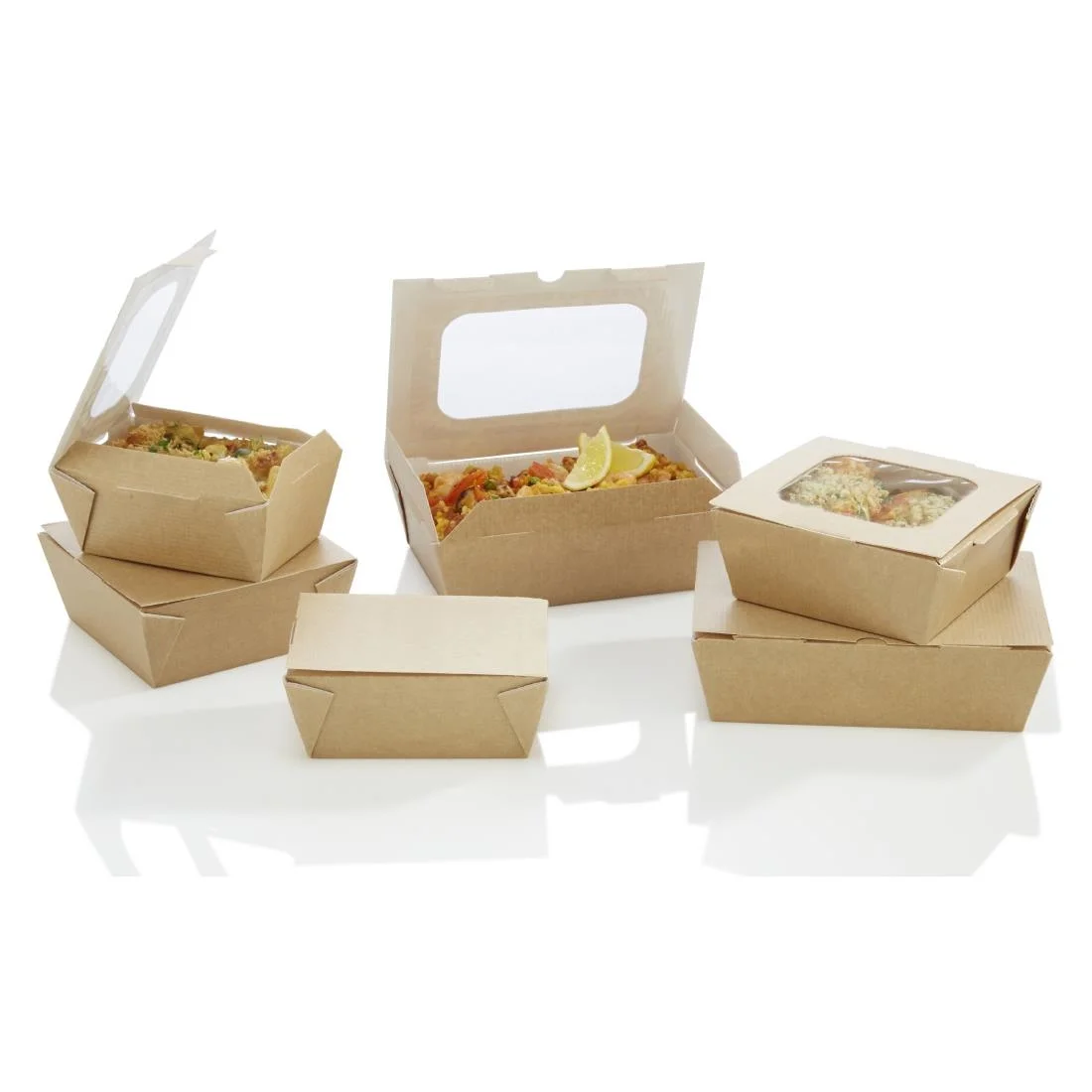 Huhtamaki Taste Small Food to Go Box With Window (360 Pack) - Image 2