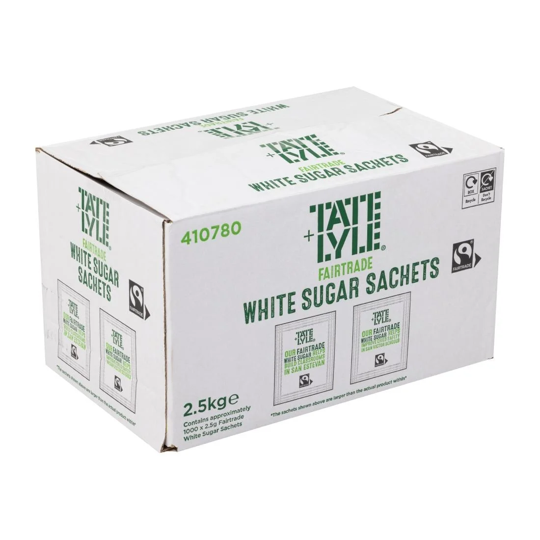 Tate & Lyle Fairtrade White Sugar Sachets (1000 Pack) - Image 5