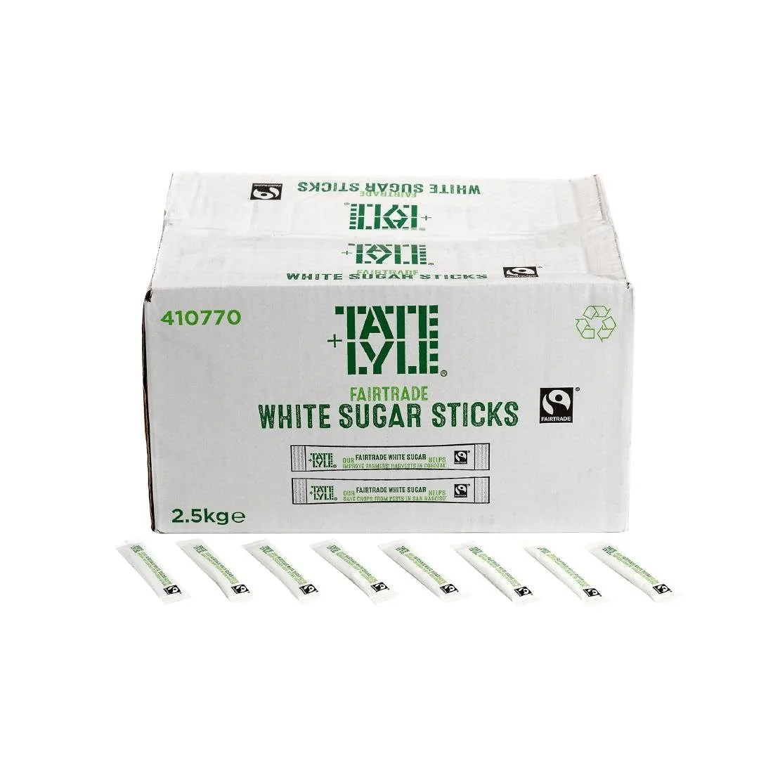 Tate & Lyle Fairtrade White Sugar Sticks (1000 Pack) - Image 2