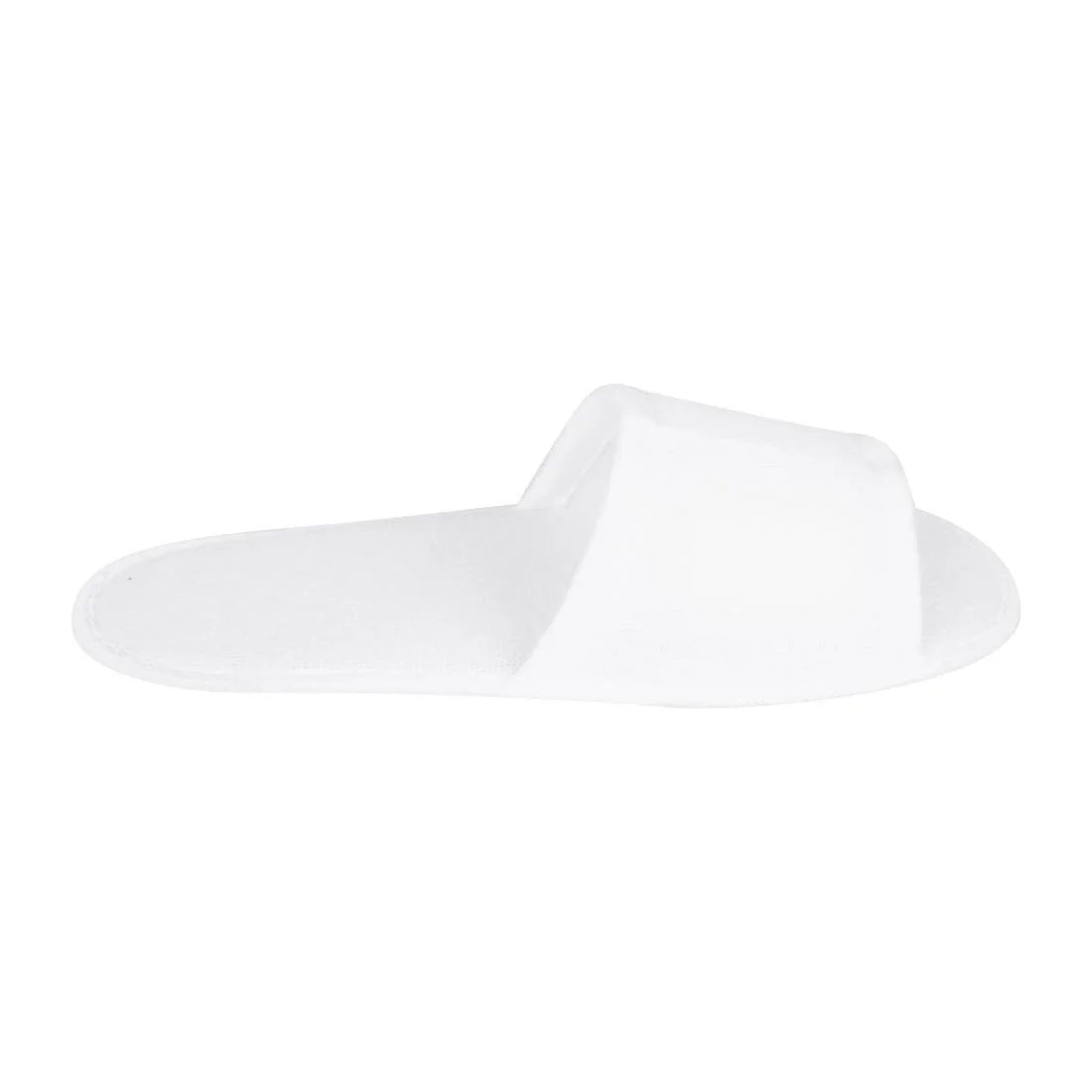 Mitre Essentials Slipperlite Open Toe Slippers White - Image 5