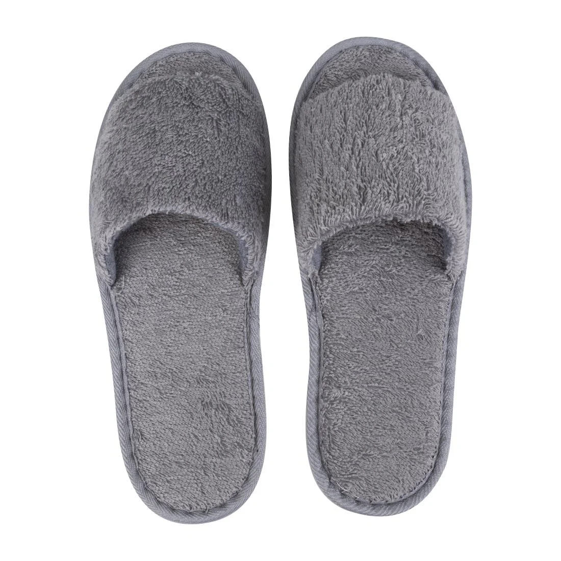 Mitre Luxury Curzon Open Toe Slippers Grey - Image 3