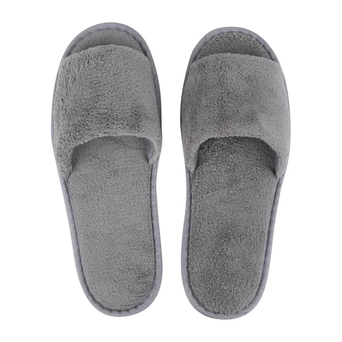 Mitre Comfort Vienna Open Toe Slippers Grey - Image 4