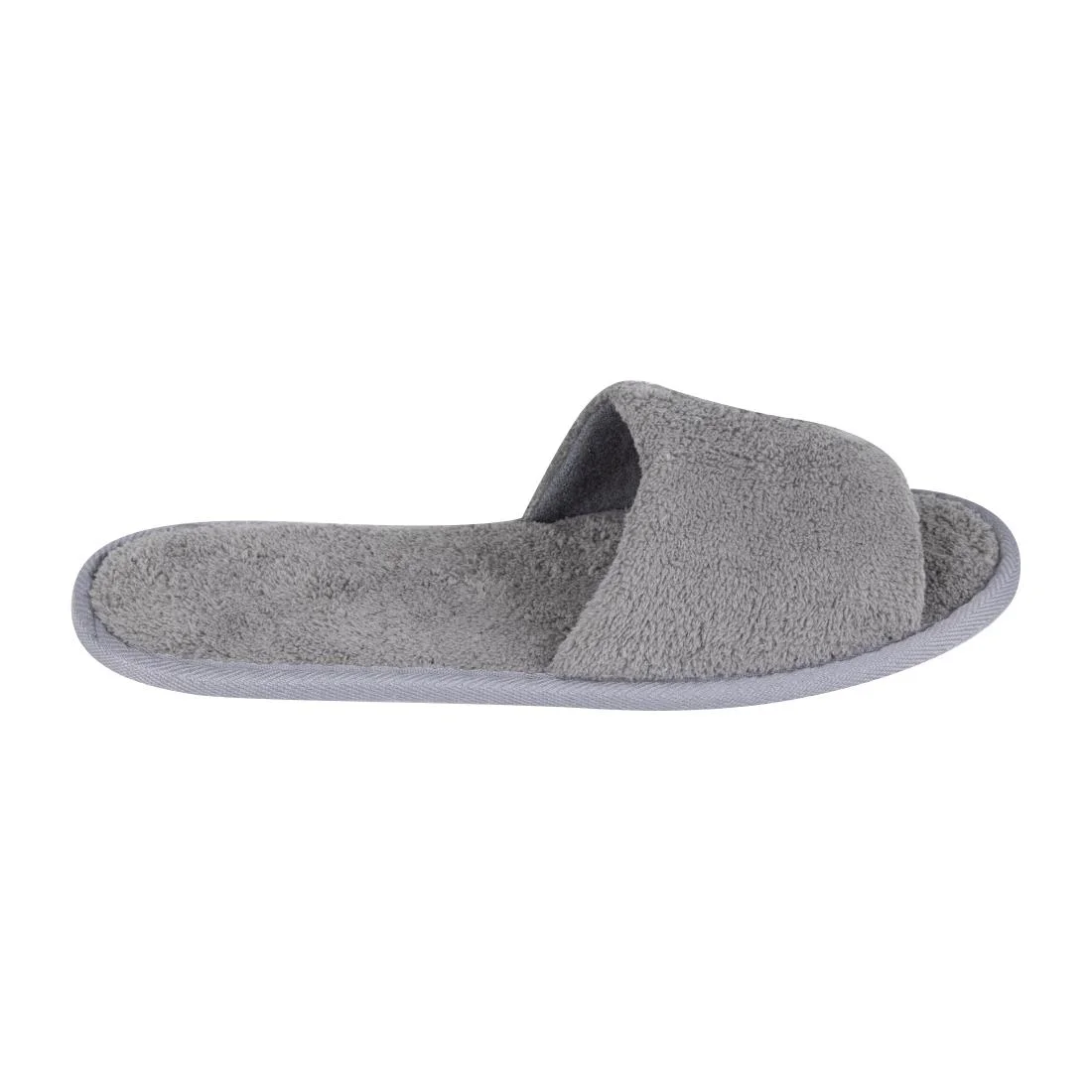 Mitre Comfort Vienna Open Toe Slippers Grey - Image 5