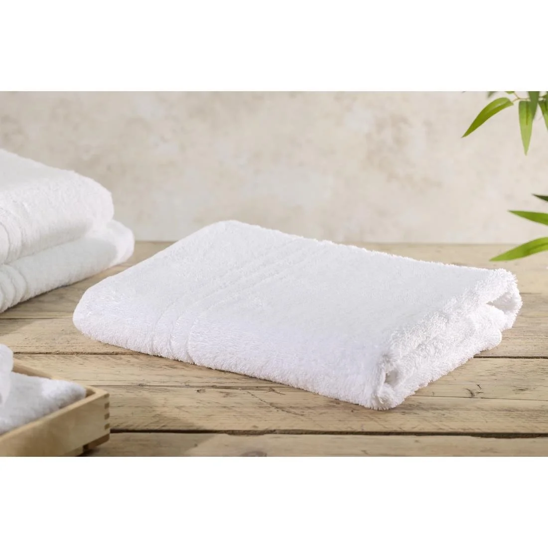EcoKnit Bath Sheet White, 600gsm - Image 6