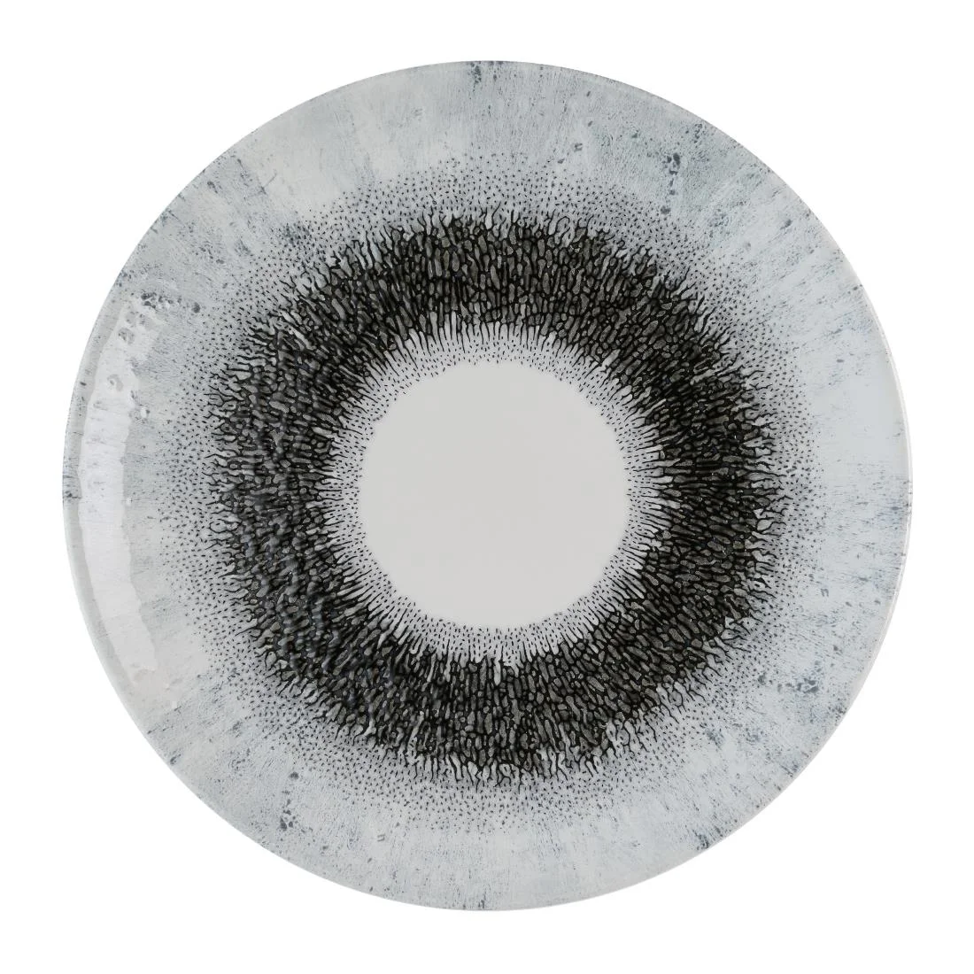Churchill Studio Prints Fusion Black Evolve Coupe Plates 260mm (12 Pack)