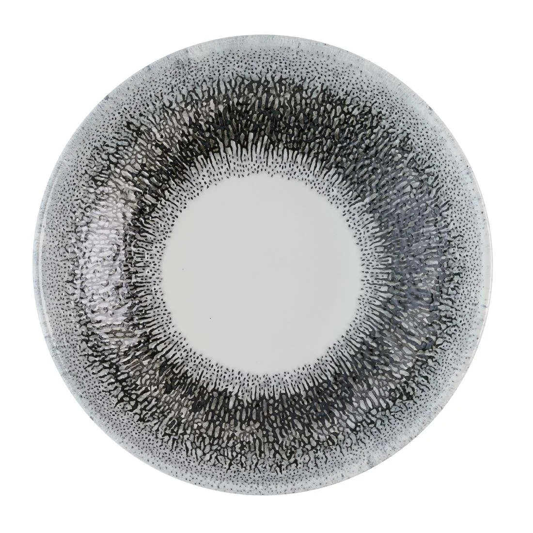 Churchill Studio Prints Fusion Black Evolve Coupe Bowls 182mm (12 Pack) - Image 1