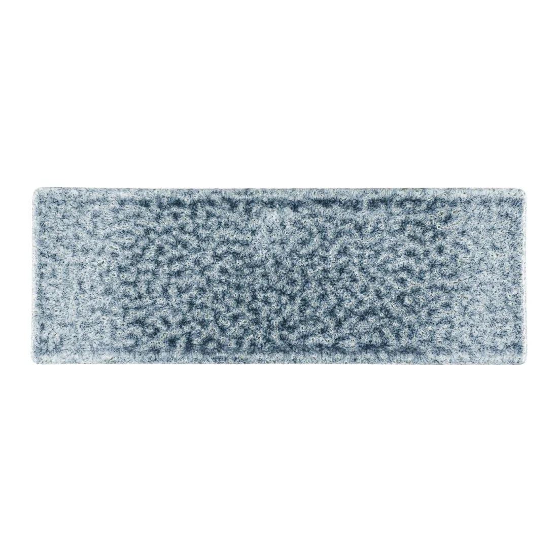 Churchill Raku Topaz Blue Oblong Plates 250 x 90mm (6 Pack)