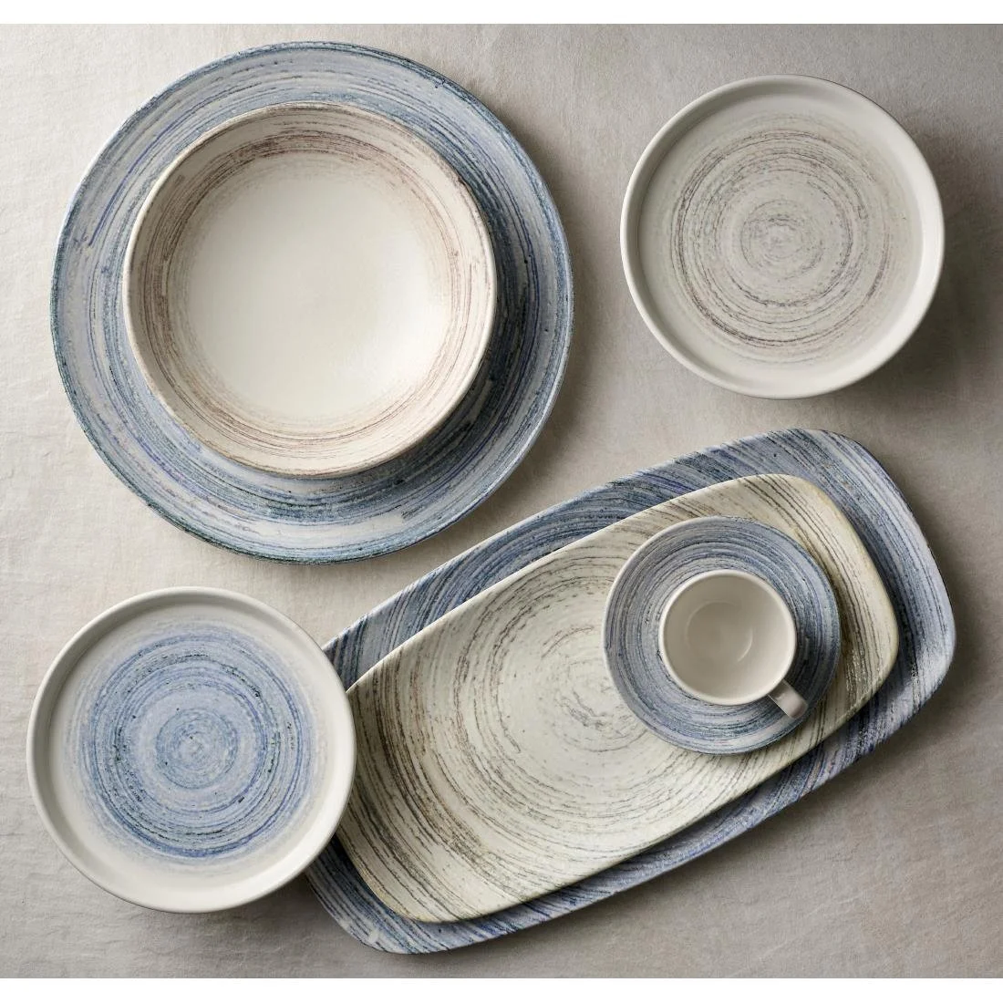 Churchill Elements Dune Chef's Oblong Plates 350 x 187mm (6 Pack) - Image 3