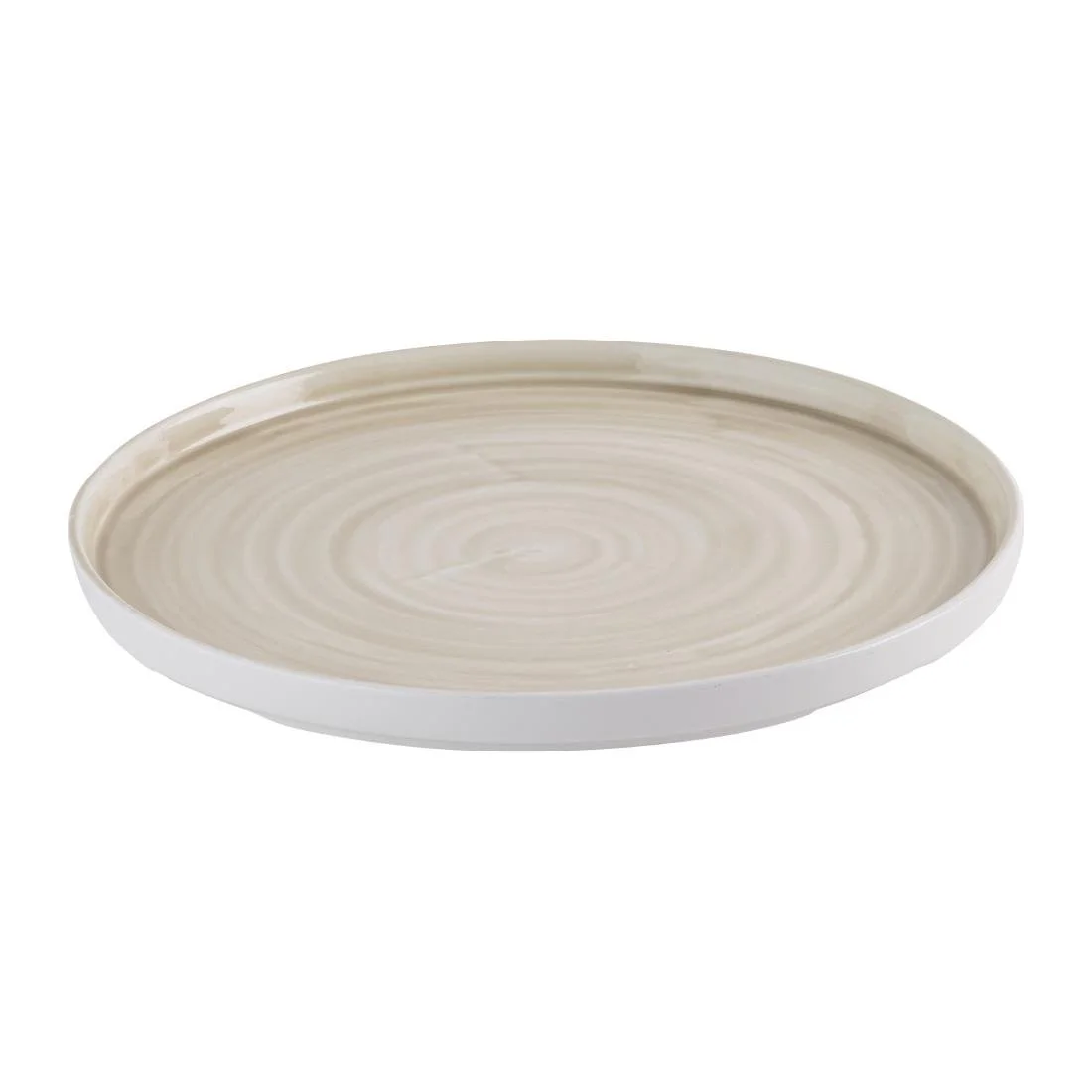 Churchill Stonecast Canvas Natural Walled Plates 280mm (6 Pack) - Image 2