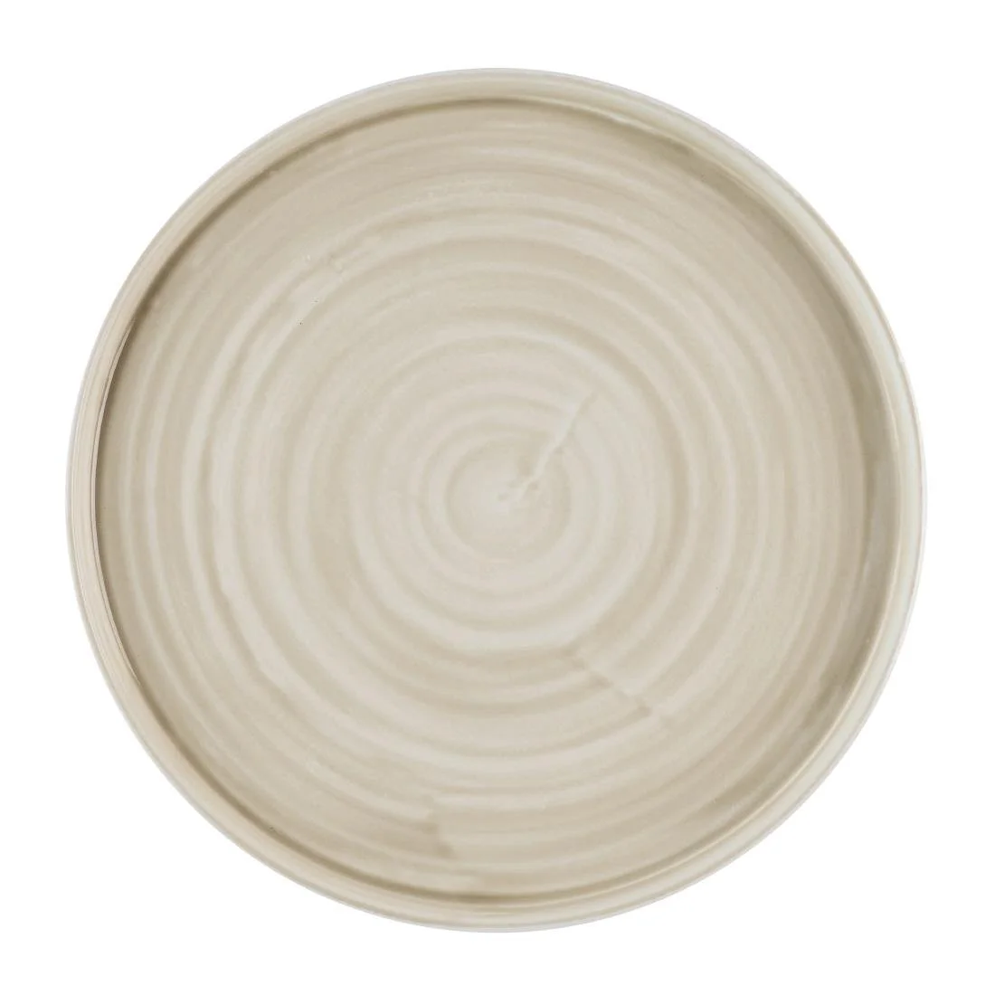 Churchill Stonecast Canvas Natural Walled Plates 280mm (6 Pack) - Image 1