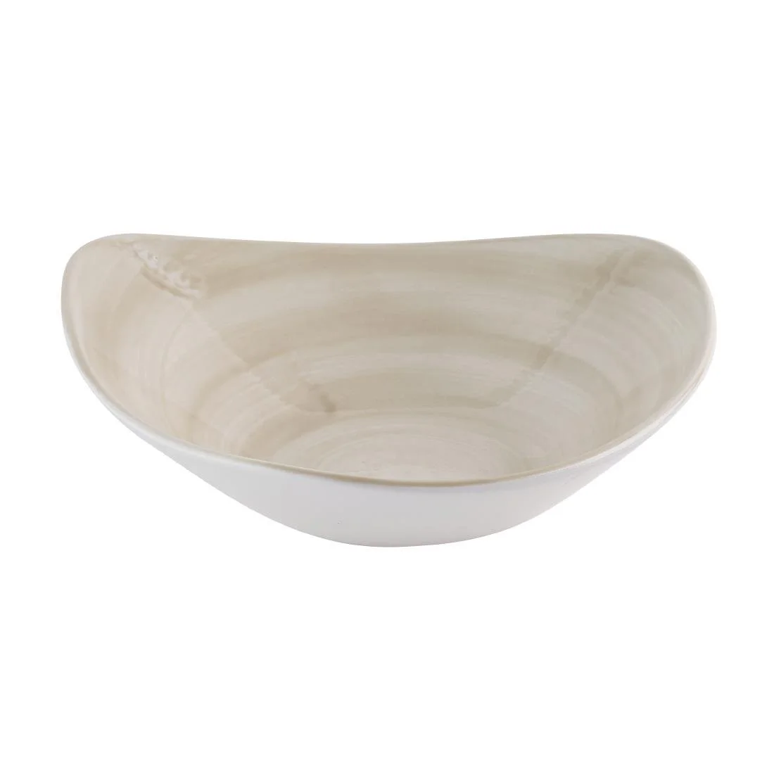 Churchill Stonecast Canvas Natural Lotus Bowls 228mm (12 Pack) - Image 2