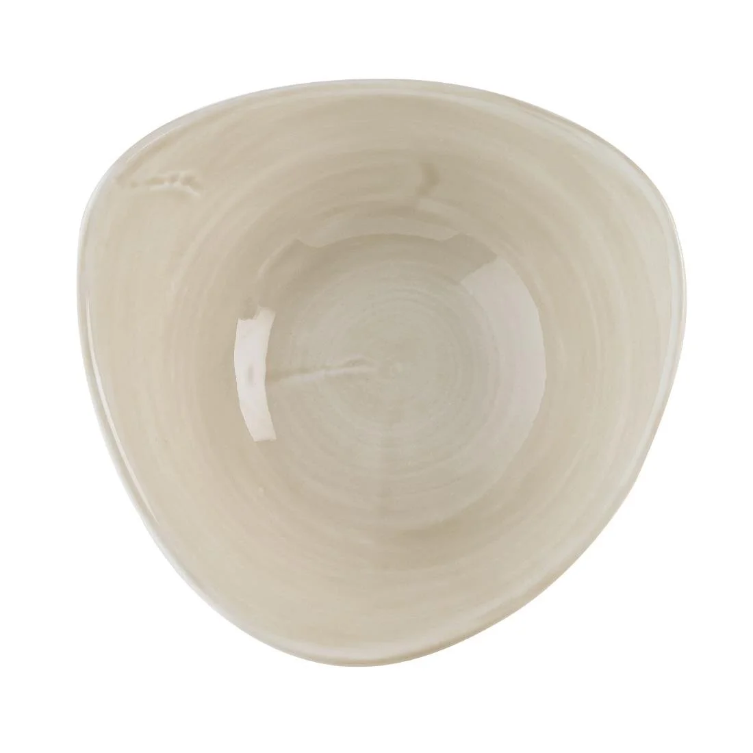 Churchill Stonecast Canvas Natural Lotus Bowls 177mm (12 Pack) - Image 1