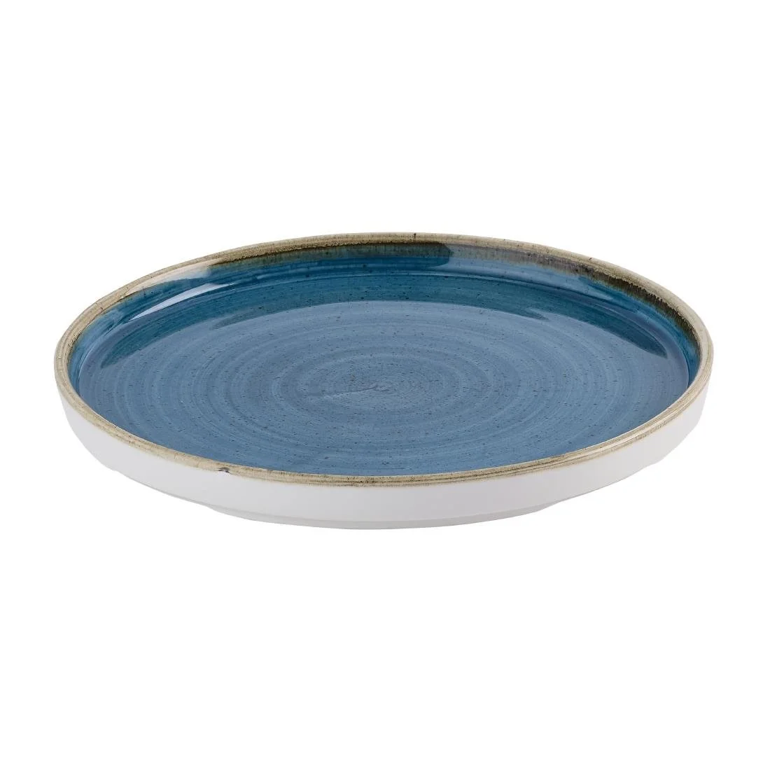 Churchill Stonecast Java Blue Walled Plates 210mm (6 Pack) - Image 2