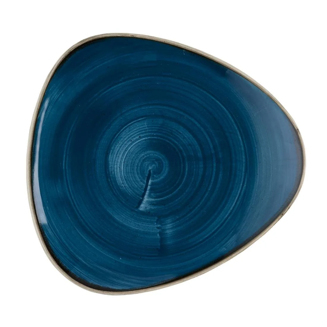 Churchill Stonecast Java Blue Lotus Plates 228mm (12 Pack) - Image 1