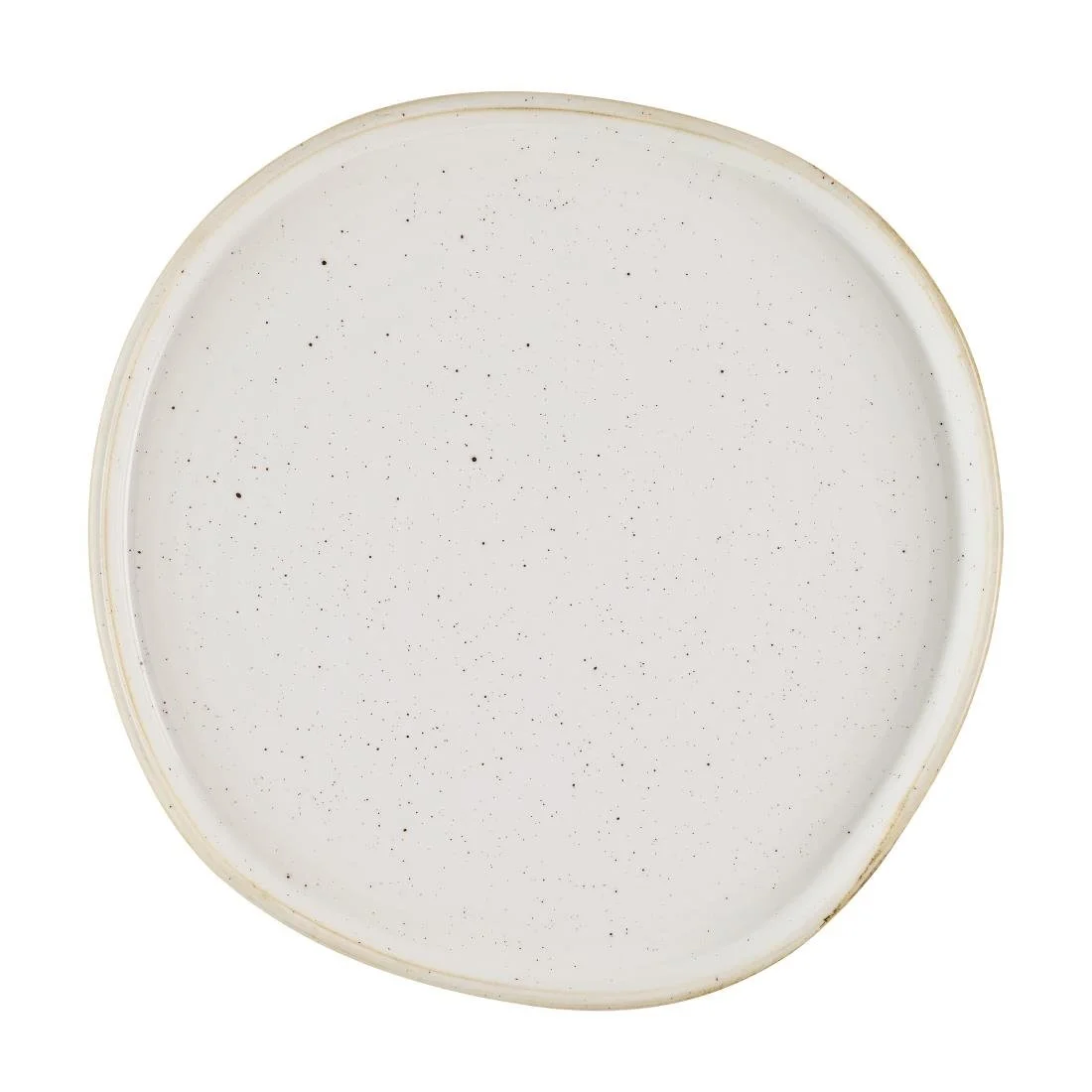 Churchill Stonecast Barley White Organic Walled Plates 257mm (6 Pack) - Image 1