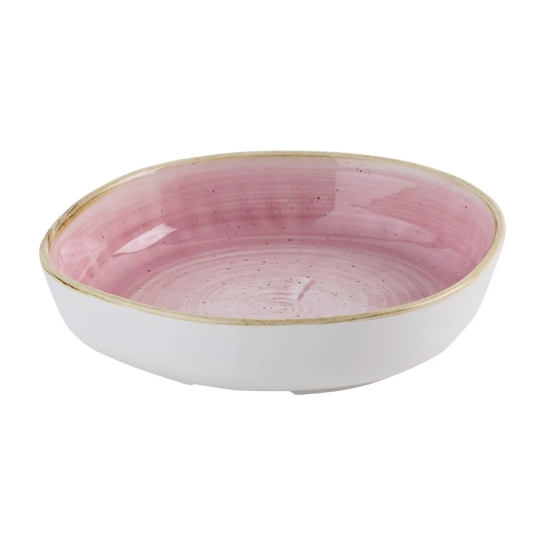 Churchill Stonecast Petal Pink Organic Walled Bowls 197mm (6 Pack) - Image 2