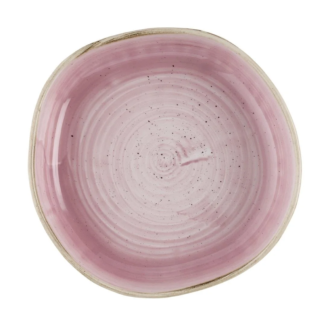 Churchill Stonecast Petal Pink Organic Walled Bowls 197mm (6 Pack)