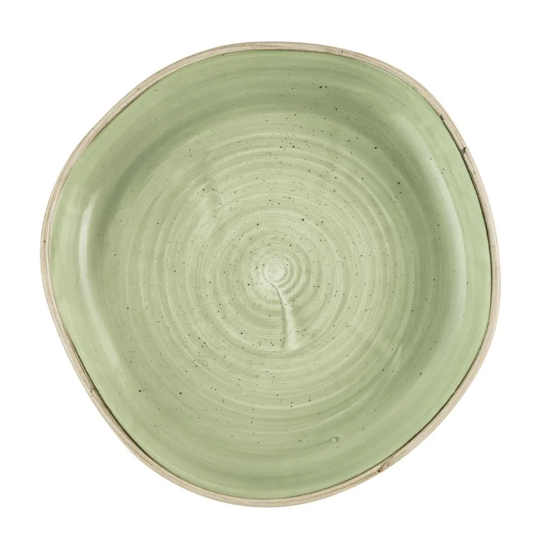 Churchill Stonecast Sage Green Organic Walled Bowls 232mm (6 Pack) - Image 1